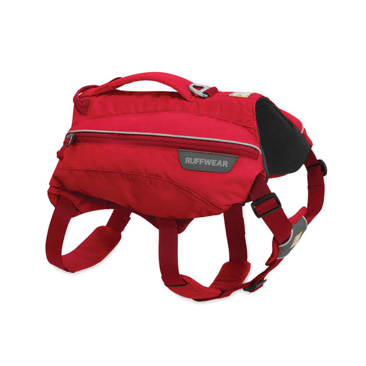 Dog Pack Hiking Backpack with Hydration Bladders Red Currant Small