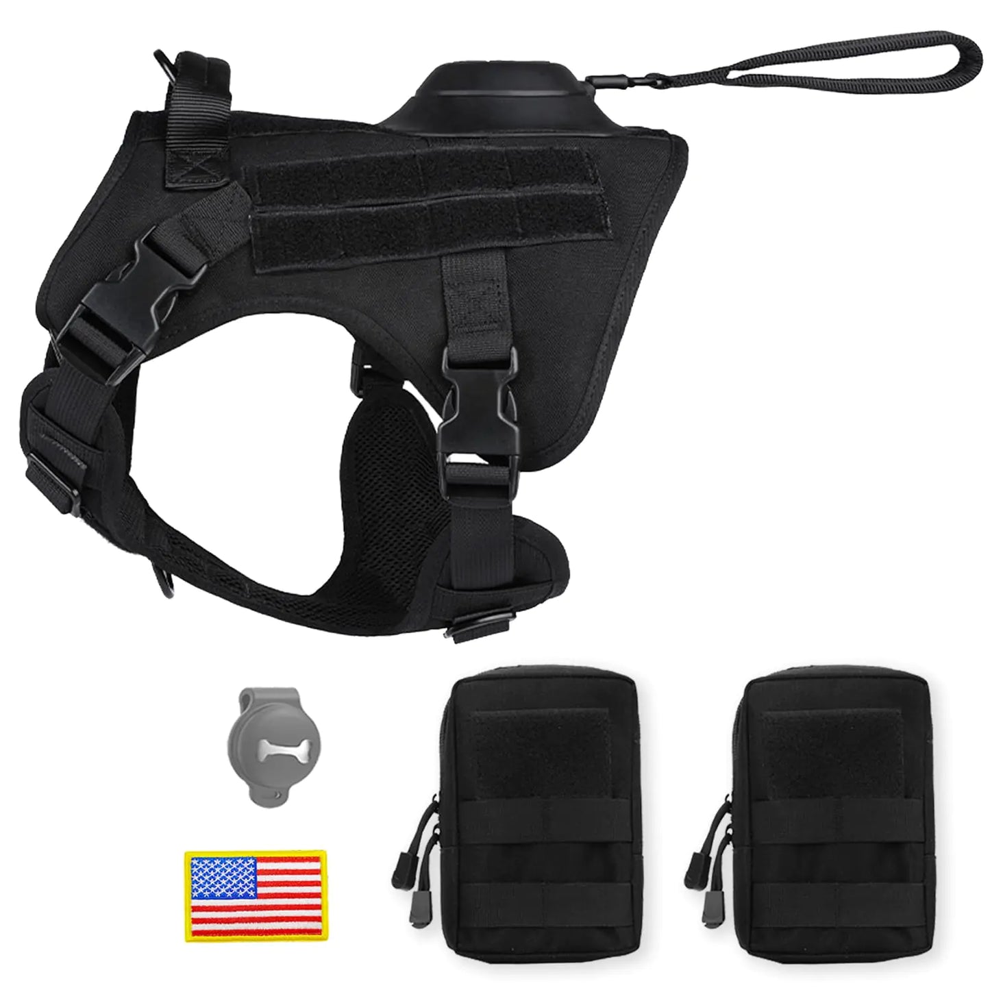 Duty Dog Harness with  Handle(Medium)
